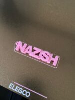 3D Printed Name Keychain