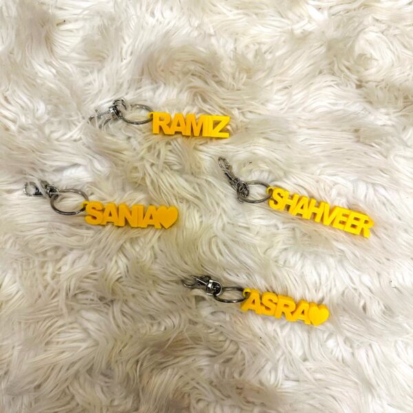 3D Printed Name Keychain