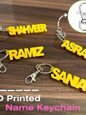 3D Printed Name Keychain