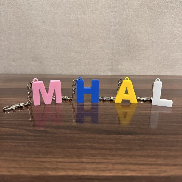 Name Initials Keychains - (3D Printed)